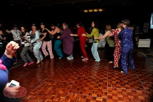 pajama party conga line